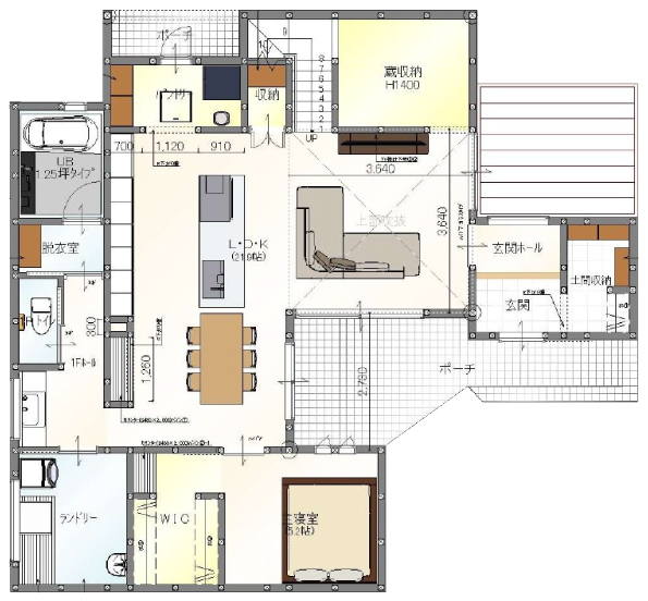スキップフロアの<br>ある暮らし 間取り