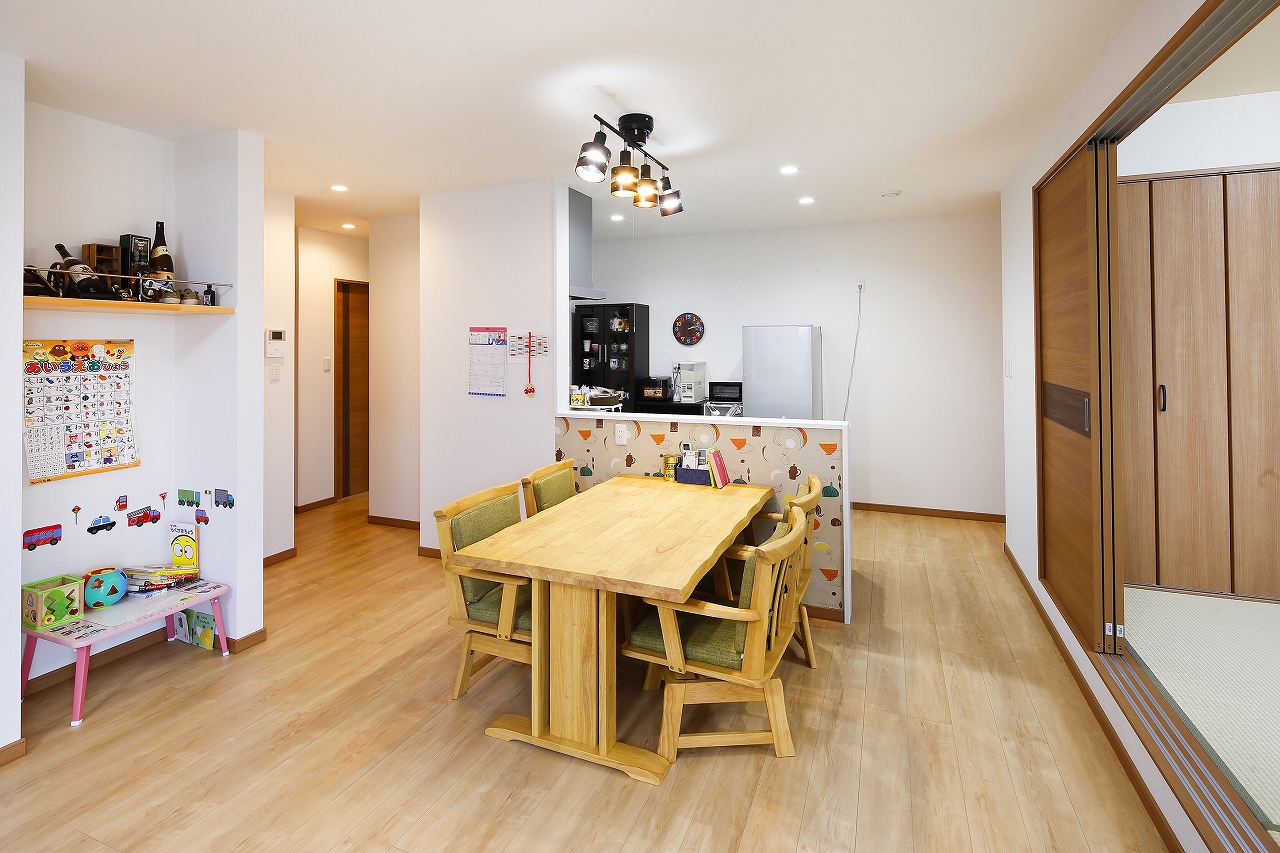 2世帯が集う平屋のおうち。