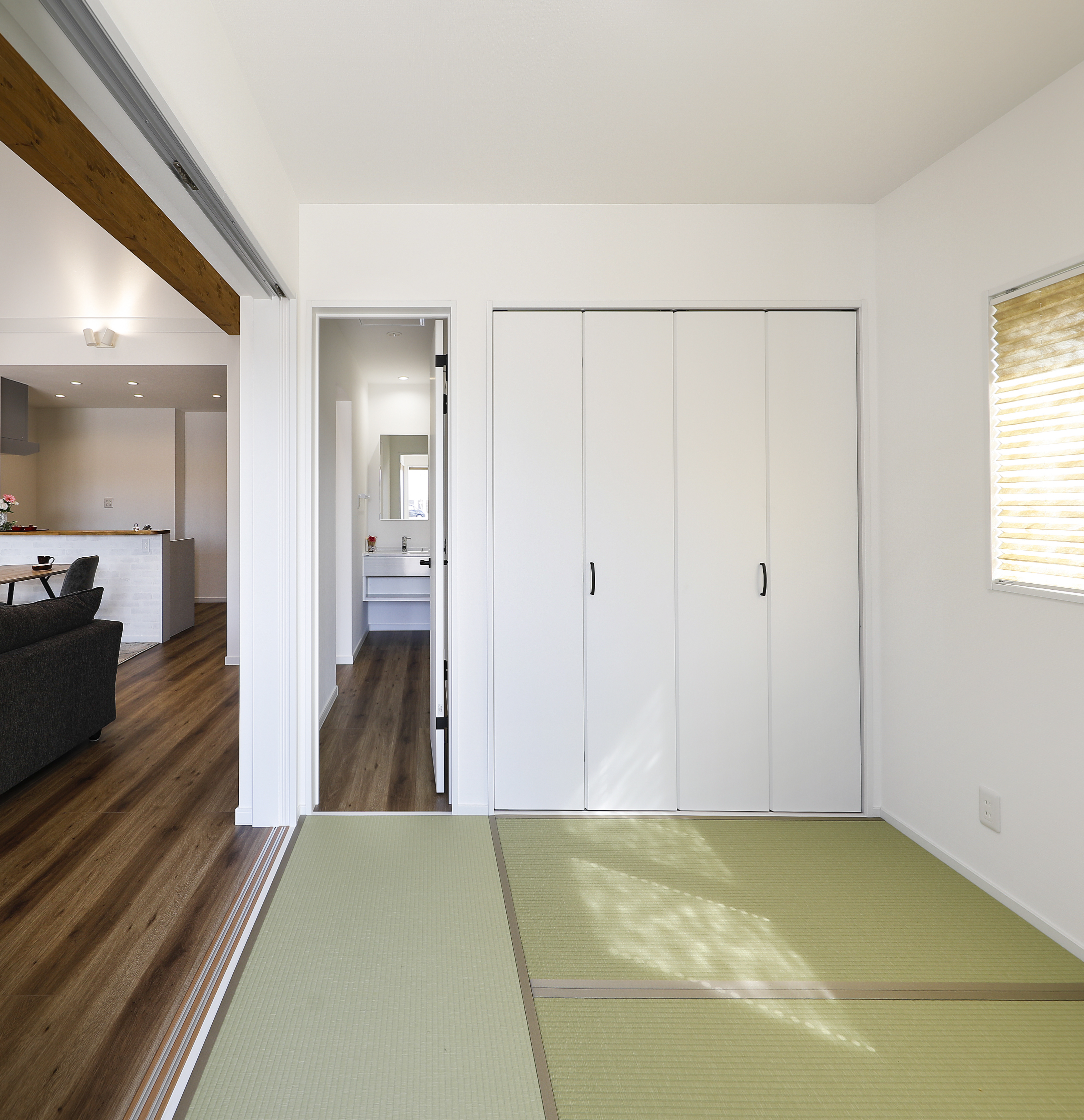 開放的な住みやすさをかなえた平屋建て。