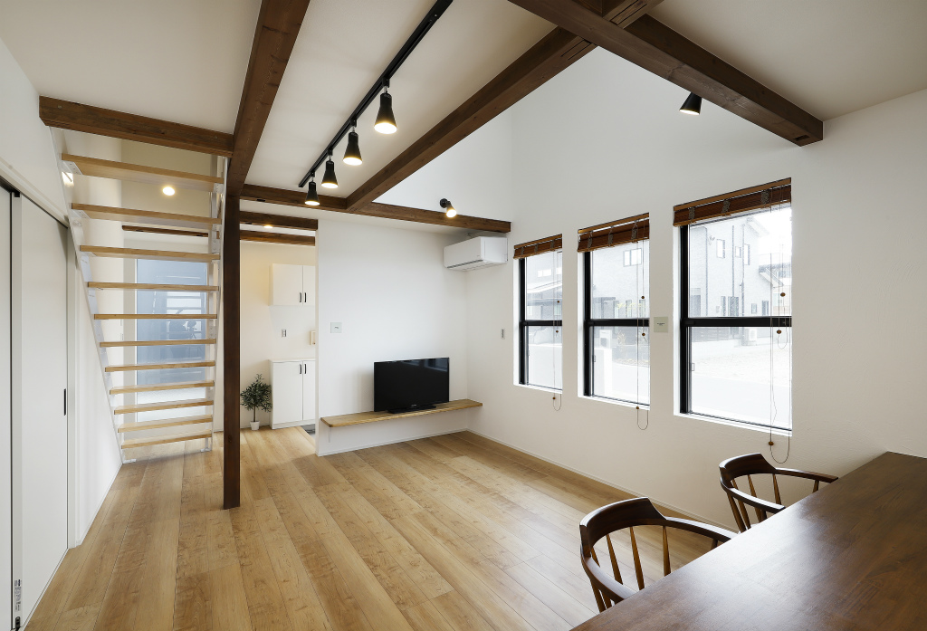 空間と家族を緩やかにつなぐおうち。