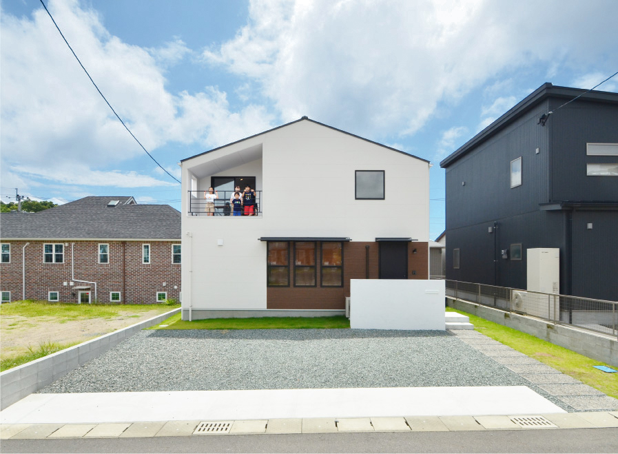 空間と家族を緩やかにつなぐおうち。