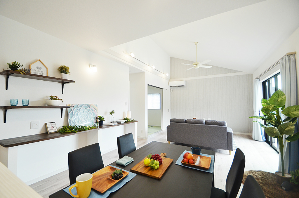 家事の時間も距離も最短に。暮らし方も設計した平屋のおうち。