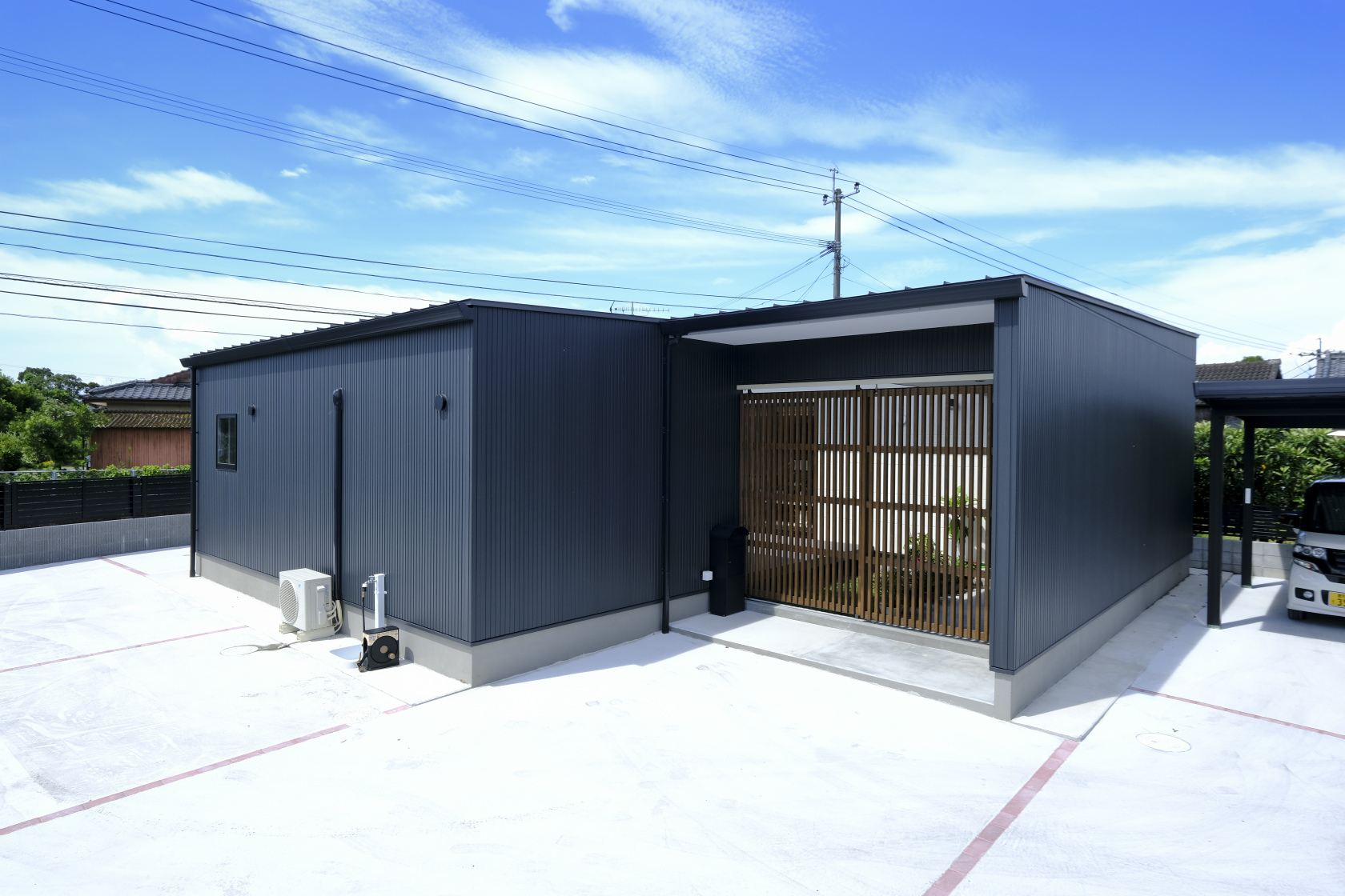 屋外スペースを取り込んで伸びやかな暮らしを楽しむ。