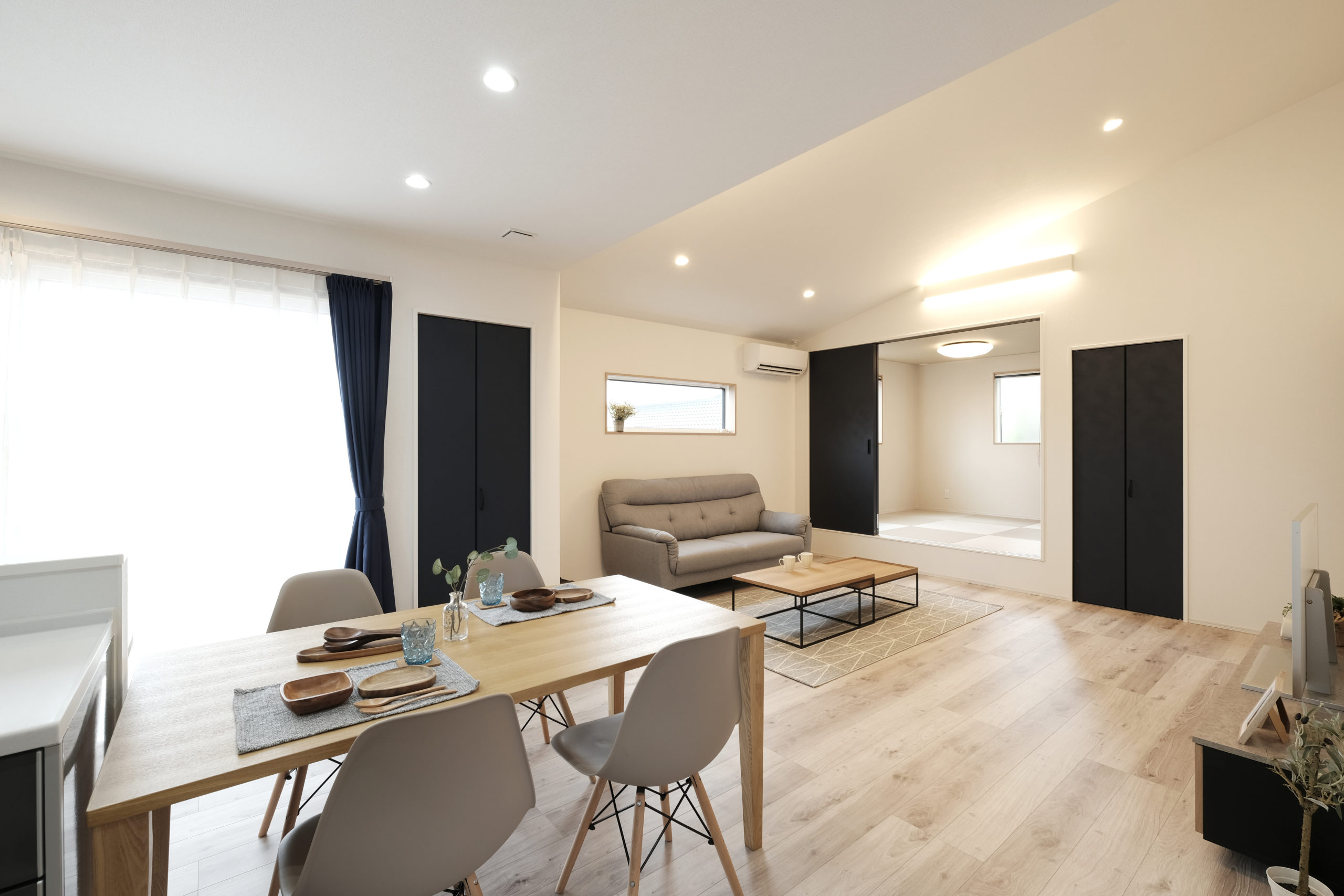 21帖ものLDKがもたらす開放感が魅力の平屋