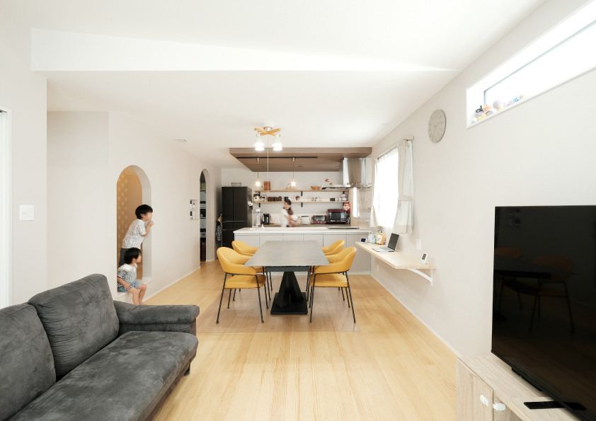 毎日を快適にする“2WAY動線”とヌックのある子育ての家。