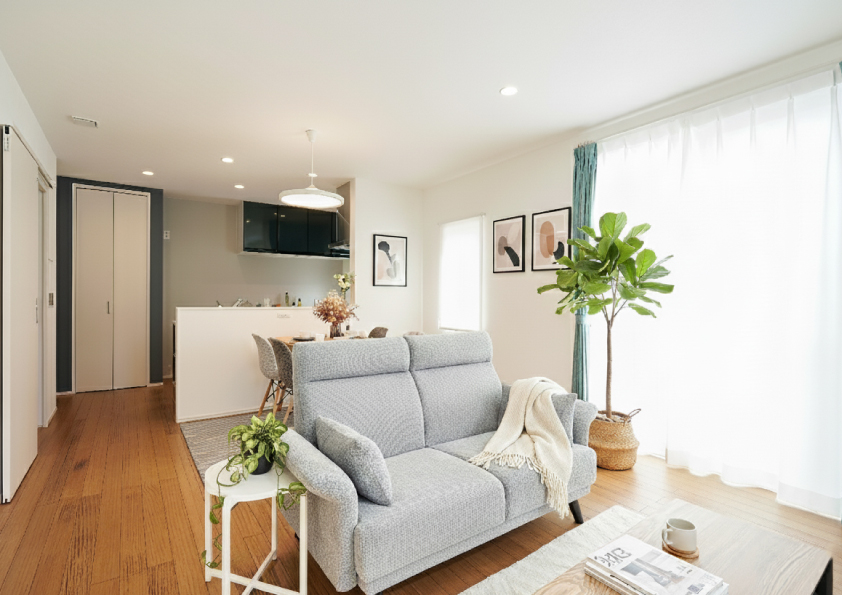 鹿児島市紫原1丁目A棟「木咲な家」2階建て